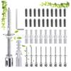 Stainless Steel 3mm Wire Rope Cross Clip for Plant Vine Climbing