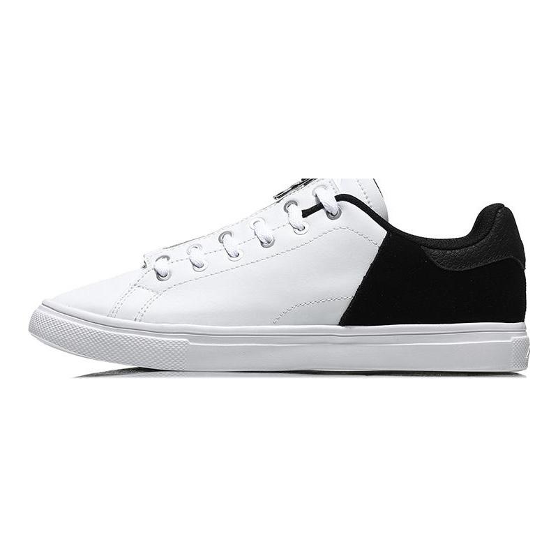 Li Ning Slip Resistant Breathable Lightweight Balance Abrasion Resistant Low top Skateboard Shoes Unisex AGCN386-1