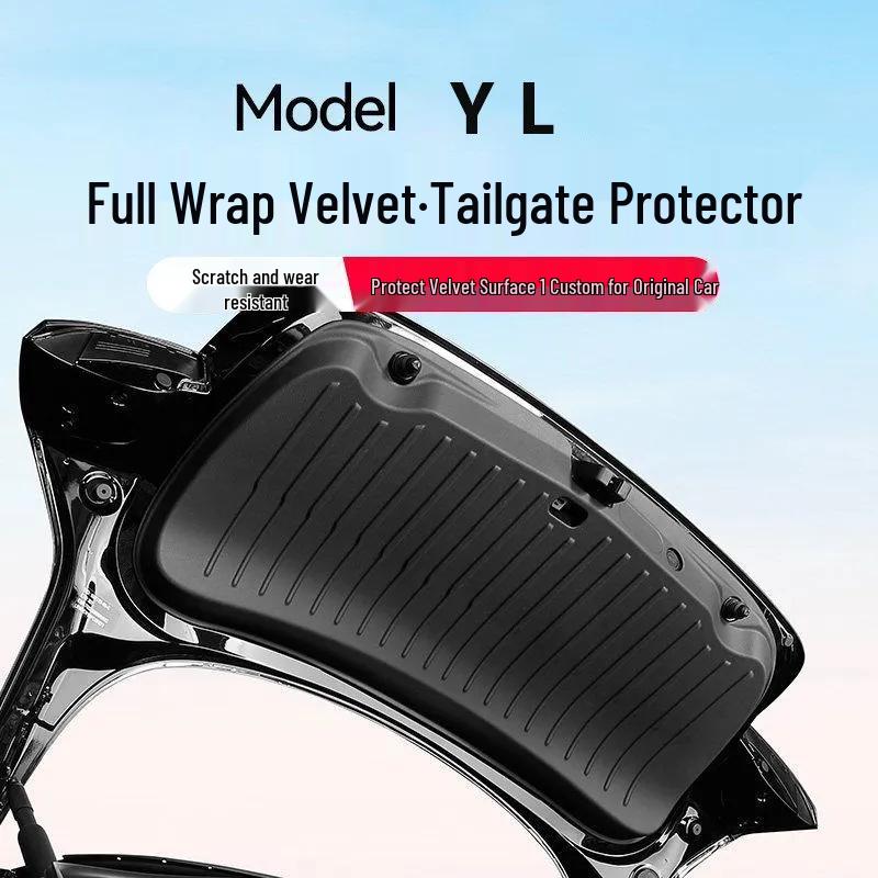 TPE Protective Plate for Tesla Model Y 6-Seat Trunk Interior