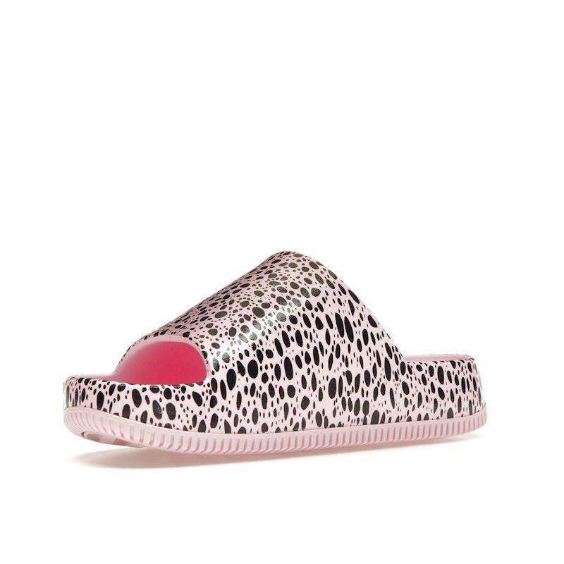 Nike Calm Slide Safari Pink (Womens) Women Sneakers Black HM5072-600