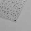 Bronzing Nails Sticker Ice Transparent Star Back Adhesive Nail Art Stickers Cool Five-pointed Star Manicure Decoration 3D Decals