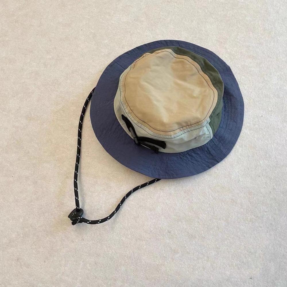 Baby Children Bucket Cap Quick-dry Fisherman Caps New Sunscreen Hat  3-7 Years