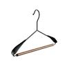 3PCS Thickened Ironwork Clothes Hanger Vintage Light Luxury Wide Shoulder Hanger Wooden Seamless Construction Anti Slip Hanger
