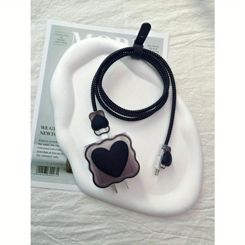 6pcs/Set  Storage Bag Compatible With  Charger Case, Data Cable, Wired/Wireless Earphones Cable Organizer
