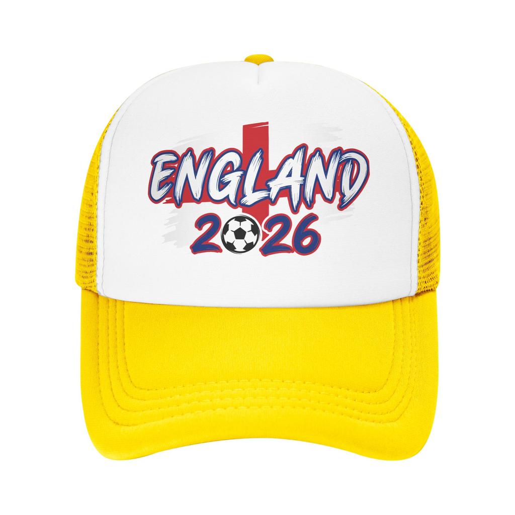 England Football Match  Mesh Baseball Caps Unisex Trucker Worker Cap Usa Canada Mexico Soccer Dad Hat Summer Trucker Hat