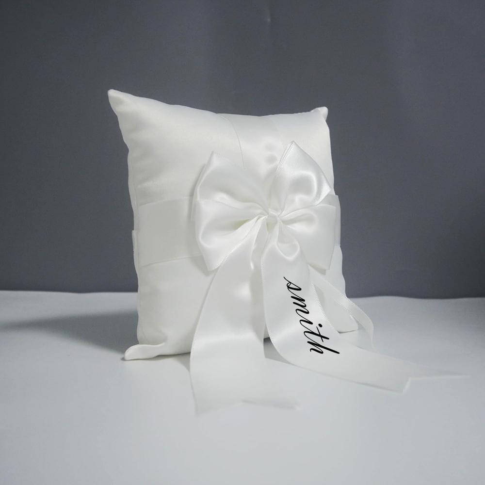 Custom Wedding Ring Pillow Smith Ring Bearer Pillow Proposal Ring Bearer Holder Wedding Party Ceremony Bridal Shower Engagement
