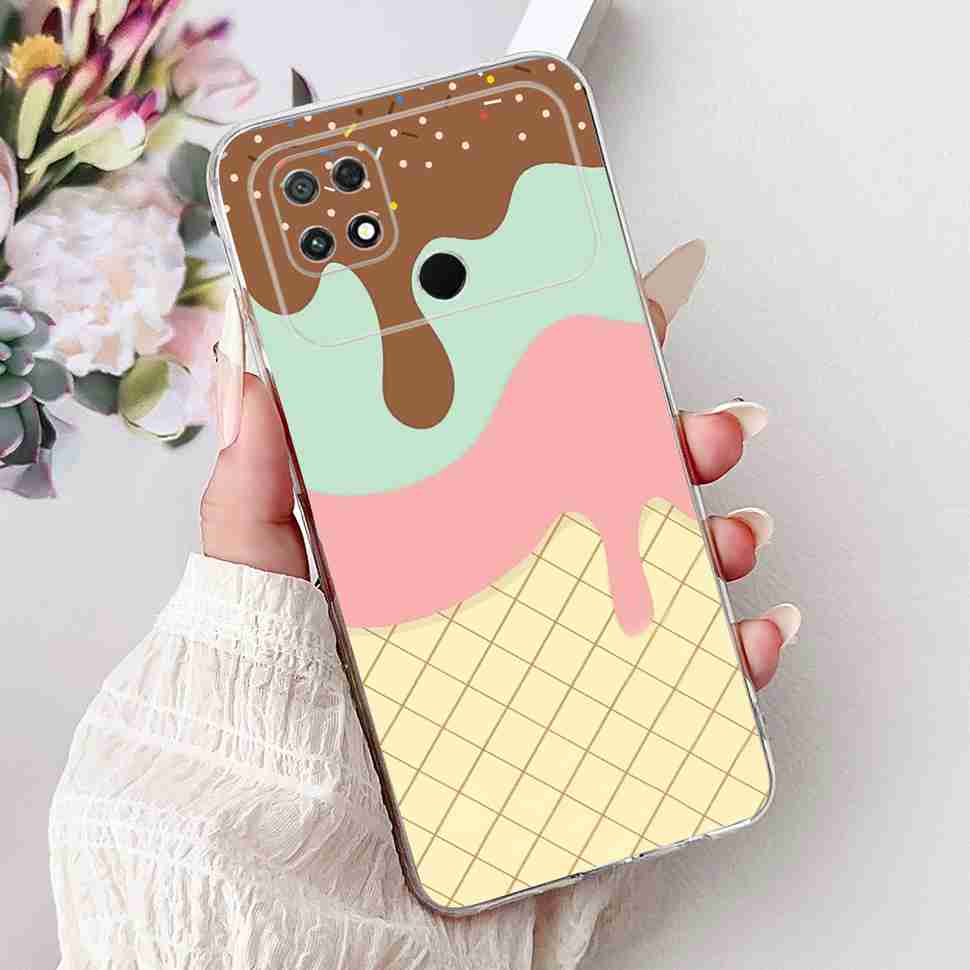 For Xiaomi POCO C40 4G 6.71" Case Summer Fresh Style Lemon Soft Silicone Cover For Poco C40 C40 220333QPG Protective Shell Coque