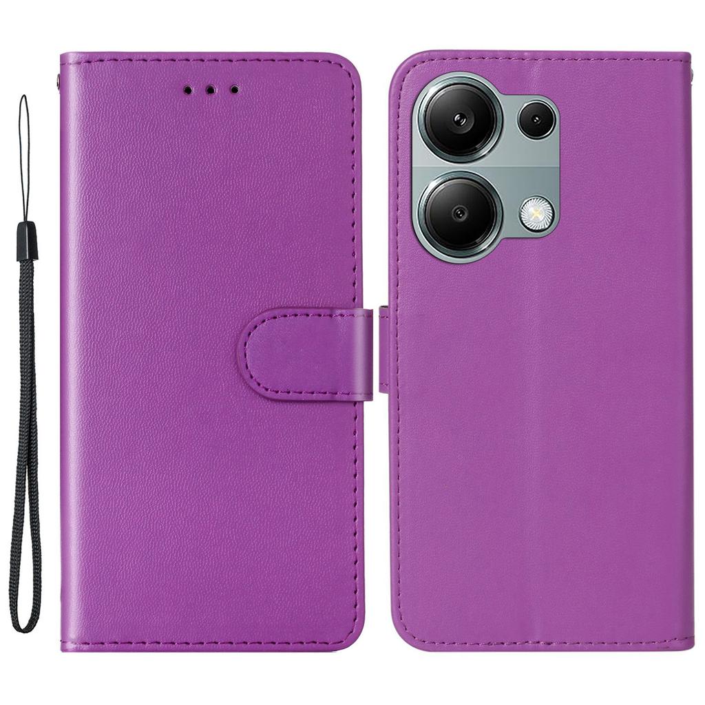 Etui dla Xiaomi Redmi Note 13 Pro 4G/Poco M6 Pro 4G PU Skórzane Klapka Pokrowiec na Telefon Portfel Uchwyt na Karty