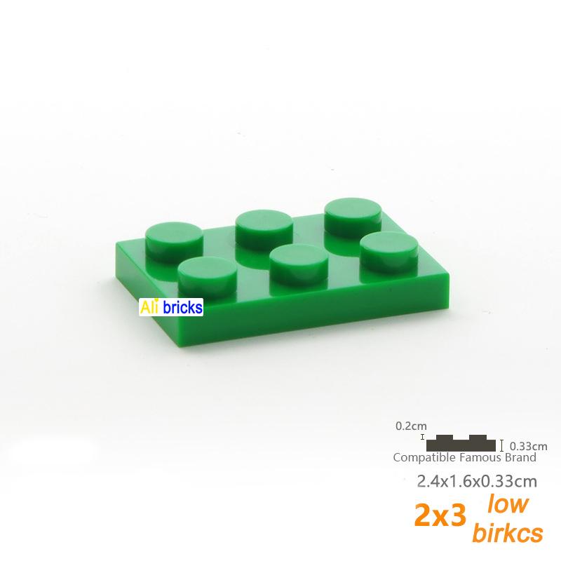 20ks DIY Stavebnice Tehly 2X3 Vzdelávacie Skladanie Konštrukcia 3021 Tenké Figúrkové Tehly Pre Deti Kompatibilná Značka