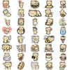 40 Cartoon Cute Bear Doodle Stickers Decorate Suitcase Pen Guitar Notebook Waterproof