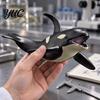 Educational Ocean Animal Toys Realistic Whale Model, Marine Creature Figurines, Beluga, Orca, Blue Whale, Gray Collectible Sea Life Figures