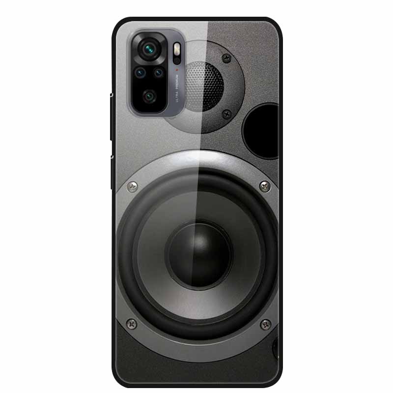 Edzett Üveg tok Redmi Note 10 Pro-hoz Fedél Kemény tok Xiaomi Redmi Note10 5G Telefon Tokhoz Note10 Pro Fundas TPU Lökhárító