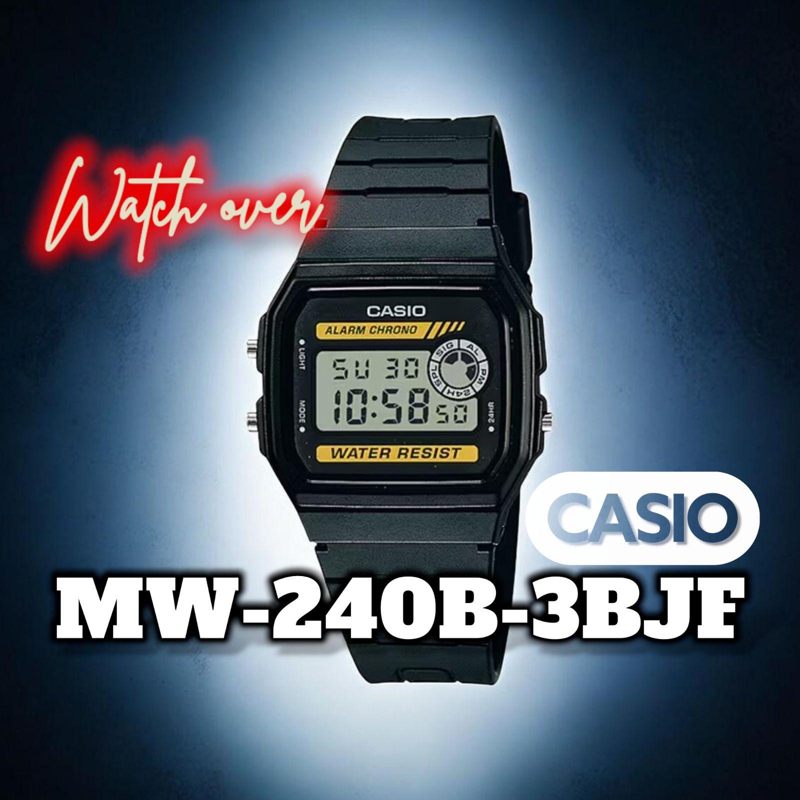 [New] CASIO Chipkashi Cheap Casio Casio Digital Watch Black x Yellow F-94WA-9JH