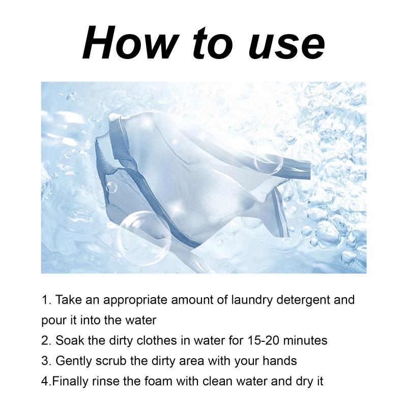 

Active enzyme laundry detergent deeply cleans clothes, removes stubborn stains, and is gentle and non-irritating. one size