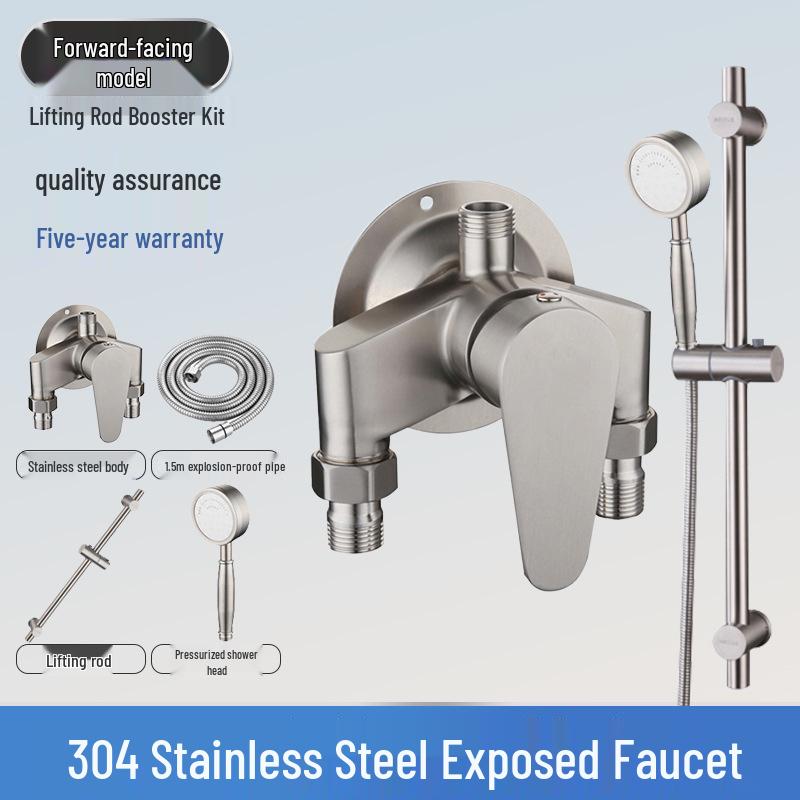 304 Stainless Steel Shower Mixer Tap for Hot and Cold Solar Water Heaters