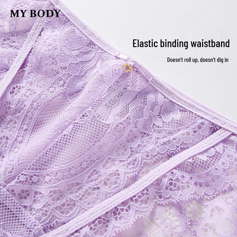Mybody Women's Lace Bow Low Waist Briefs