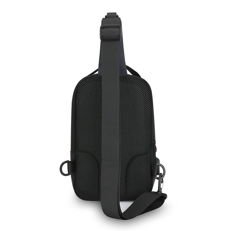 Men's Chest Bag Adjustable Strap Multi-Pocket Crossbody Sling for Cycling Commuting Sports Outdoor Travel Lightweight Pack