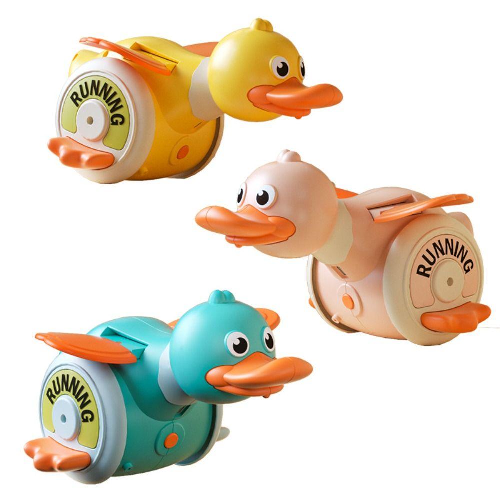 Sound And Light Rotating Foraging Duck Toy Plastic Sensory Dancing Duck Toy  Kids Toddlers