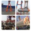 3/6 Ton National Standard Flexible Lifting Sling, 2/6 Meter Double Buckle Rigging Crane Tool