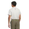 Adidas Golf Men's Code Chaos Mock Neck Short Sleeve Shirt in Alumina/Olive Strata