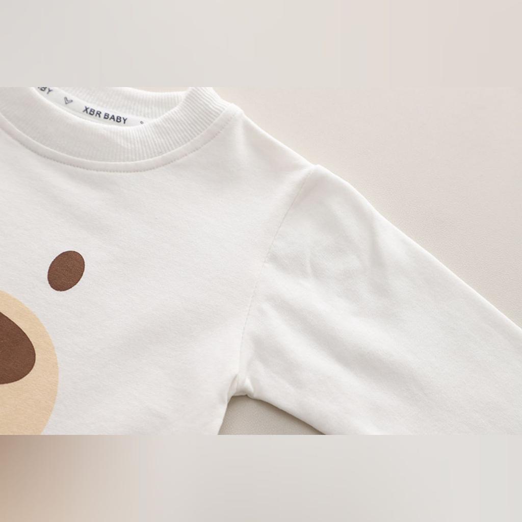 Kids Casual Long-Sleeve Set, Comfortable Daily Wear Outfits