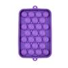 25-Hole Silicone Ice Cube Tray - Easy Release Round Ball Mold for Household Use