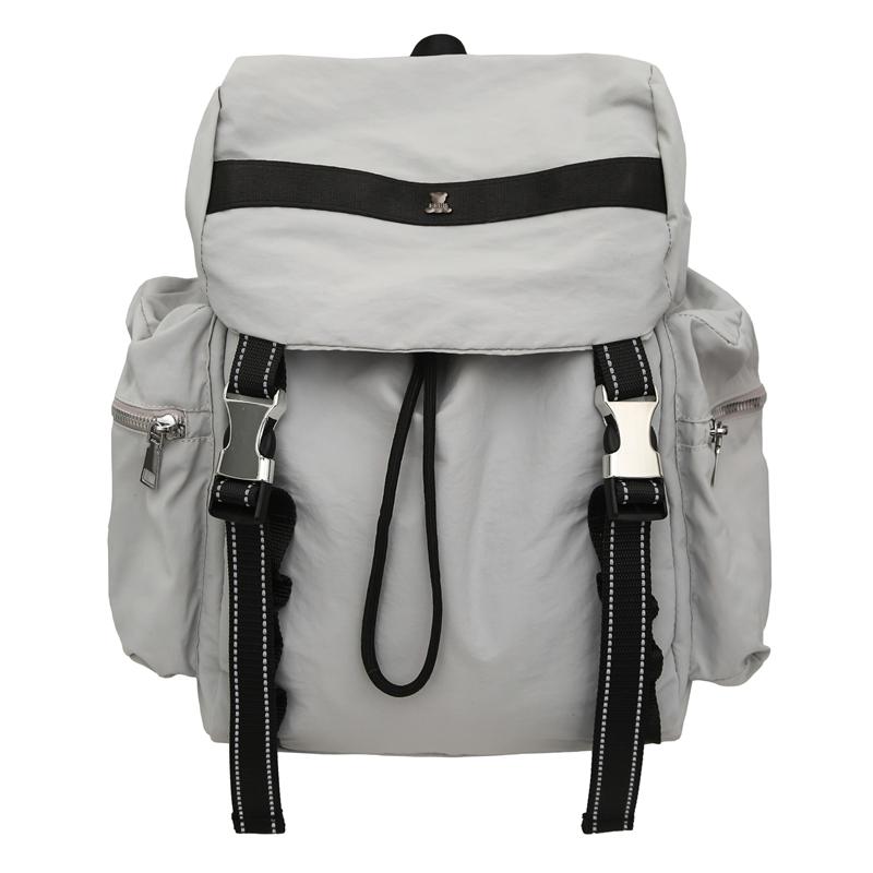 Men's Outdoor Mountaineering Bag Women's Lightweight Travel Backpack Solid Color High School Student Schoolbag