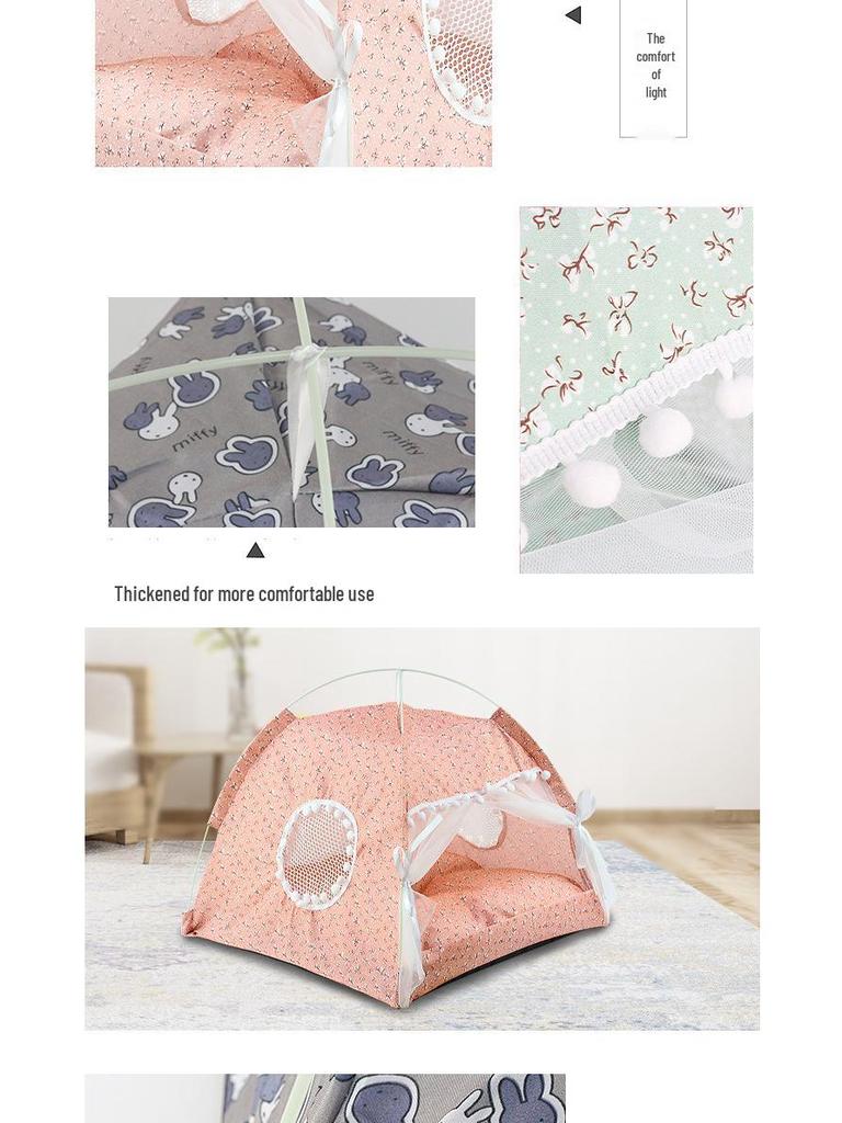 Washable Cat Tent Nest Bed