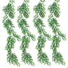 Artificial Desert Date Leaf Vine Indoor Decor Fake Greenery Wall Hanging Home Styling