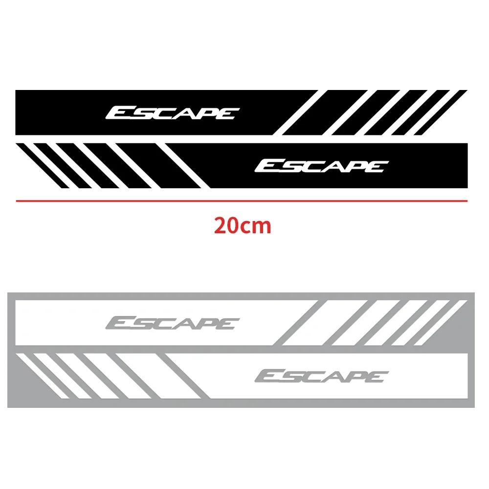 Car Sticker 2025 Hot 2PCS Vinyl Car Rearview Mirror Sticker Auto Side Body Stripe Decal Decoration For Ford Ranger Focus Kuga Mu