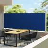 VidaXL Retractable Patio Side Awning 600x160 Cm Blue 313377