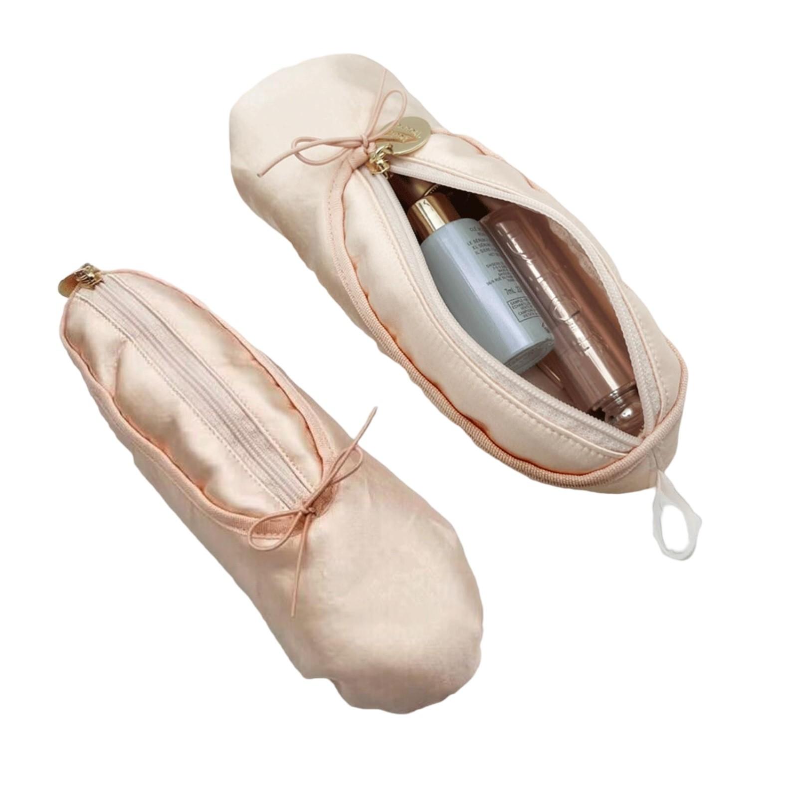 

Косметичка для балетной обуви, косметичка-органайзер, сумка для макияжа, портативная дорожная сумка для макияжа, маленькая косметичка для женщин, подарки One Size