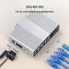 netLINK HTB-6000 Series Industrial DIN Rail Fiber Optic Ethernet Switch