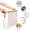 Large Capacity Toilet Paper Holder Foldable Space Saving Wood Frame with Gray Fabric End No Installation Required Toilet Paper Storage Containers