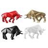 Bull Statue Resin Bull Sculpture for Table Centerpiece Fireplace Entryway