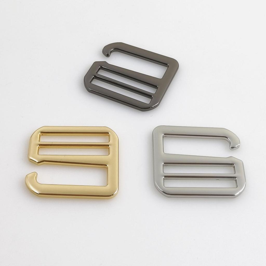 1-Inch Webbing Buckle with 32MM 9-Character Design for Adjustable Luggage Straps - Bag Hardware Accessories