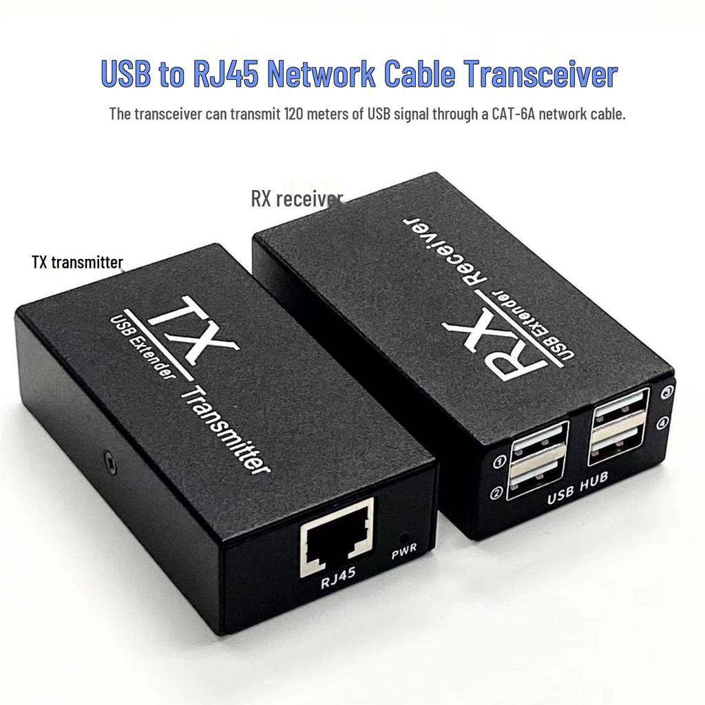 200m USB zu RJ45 Extender: Tastatur, Maus, Kamera, Drucker, Überwachungs-Erweiterungs-Hub