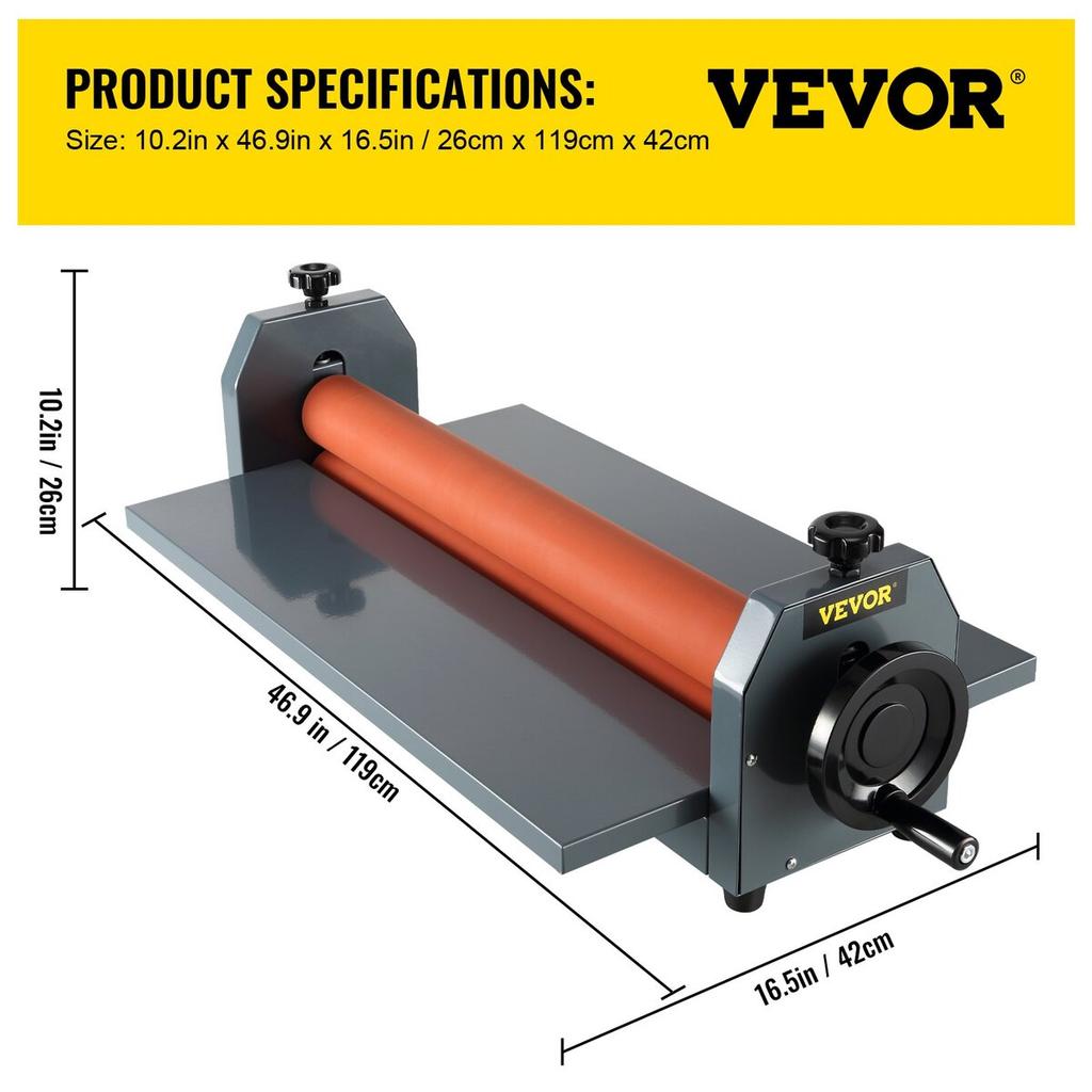 39" 1000MM Manual Cold Roll Laminator Vinyl Photo Film Mounting Laminating Machine Cold Roll Laminating Machine