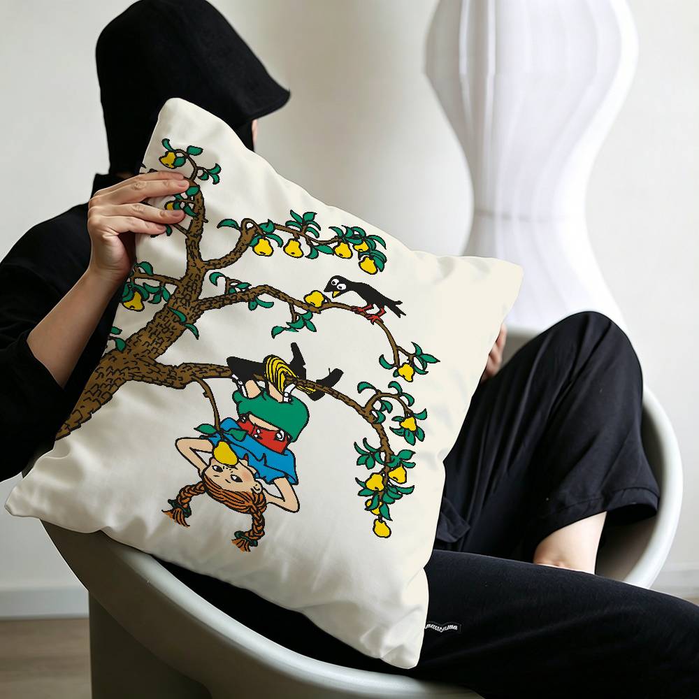 pPippi Longstocking Pillow Cover Design cushion Cover decor Holiday Decorati