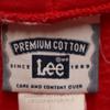 Lee 90s Old Long Sleeve Sweatshirts L Red Back Brushed Men's Used