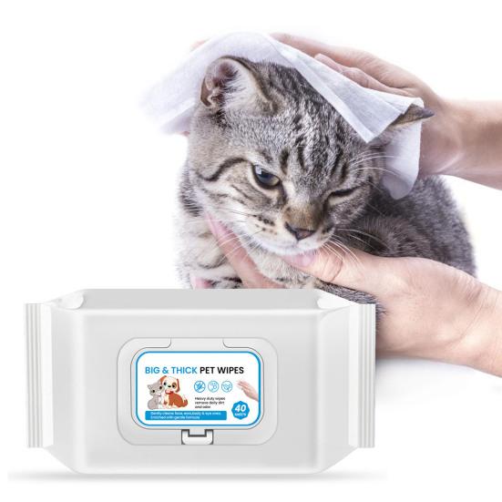 Yousheng 1 Pack Pet Cleaning Wipes for Pet Deodorization Ear Mites Eye & Ear Wax Mild Natural Ingredients Soft Grooming Wipes Multipurpose Pet Wipes