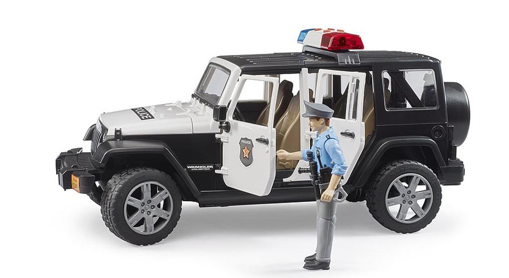 Bruder Jeep Police Car with Figure BR02526