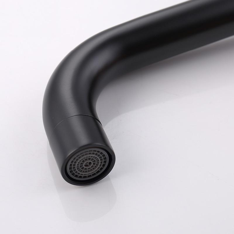 Robinet de baie cu montare pe perete, din alamă neagră mată, robinet de piscină, robinete de lavoar, robinete de baie pentru grădină, mixer de apă rece, robinet auriu periat