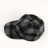 Vintage Plaid Adjustable Baseball Cap, Polyester Knit Fabric, Lightweight, Hand Washable, with Adjustable Closure for Women, Christmas Occasion Themed