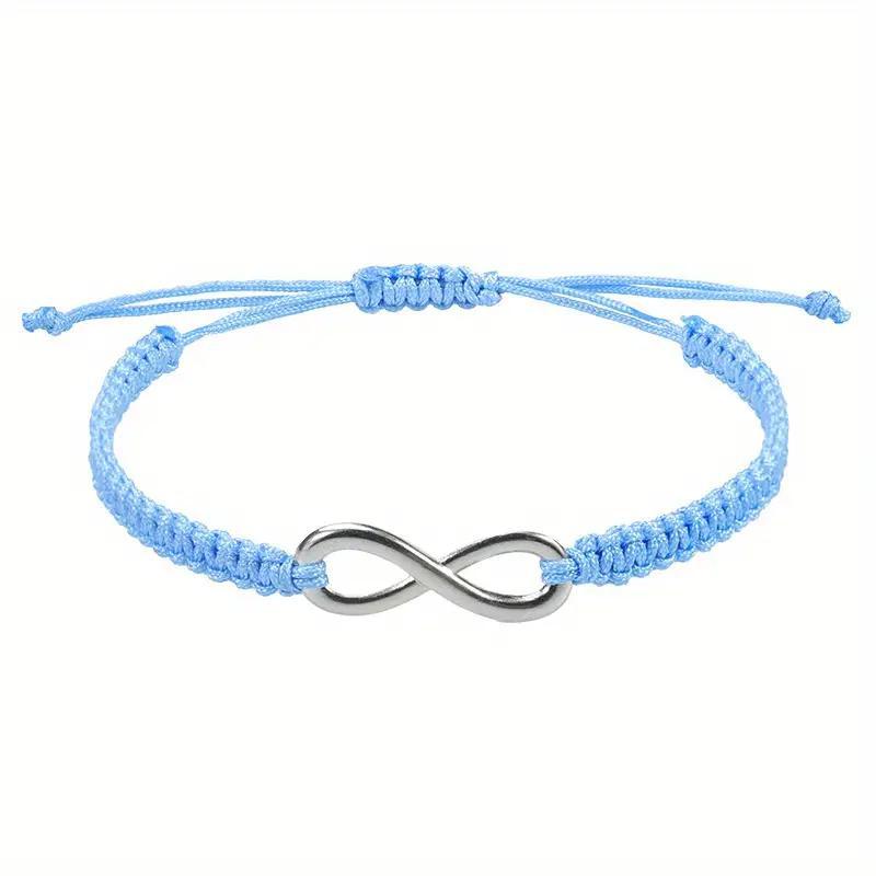 8-Shaped Bracelet Versatile Adjustable Hand Rope Infinity Bracelet Creative Couple Bracelet For Gift Friendship Special Occasion
