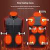 2021 Rechargeable Heated Vest, Dual-Control, Nine-Zone Electric Heat for Men & Women