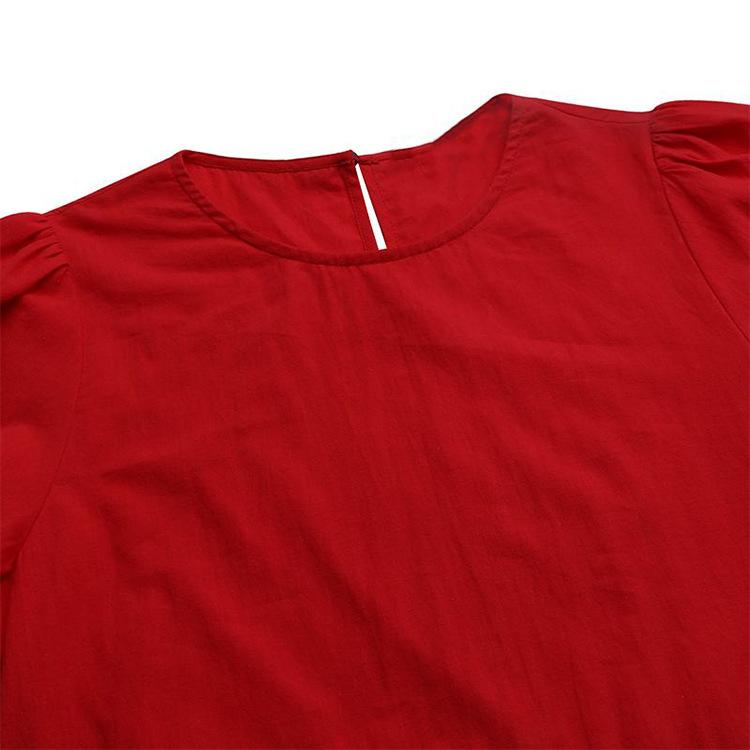 Spring Summer Elegant Women's Solid Dress Sundress Casual Short Sleeve Female O-Neck Robe Femme Oversized