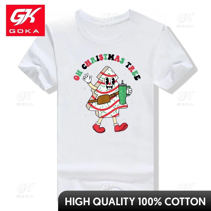Groovy Oh Christmas Tree Cakes Debbie Becky Jen Cake Lovers TShirt Cute Family Matching Xmas Costume Gifts GOKA Tee Y2k Top S