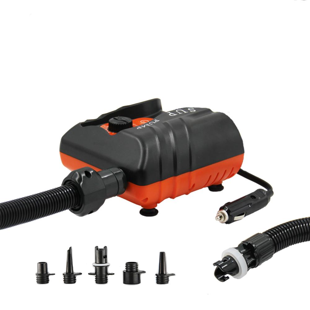 Portable Air  Pump 12V Electric Air Bump For Paddle Board With 6 Ports   16PSI  Air Pump Tool