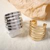 Punk Style Fashion Simple Personality Niche Design Sense Metal Hollow Ring Opening Women's Leisure Bracelet